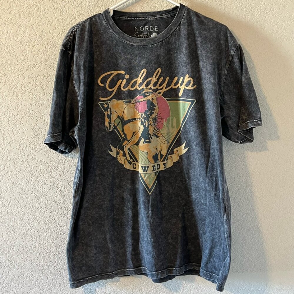Giddy Up Cowboy Tee (Unisex - Lg)